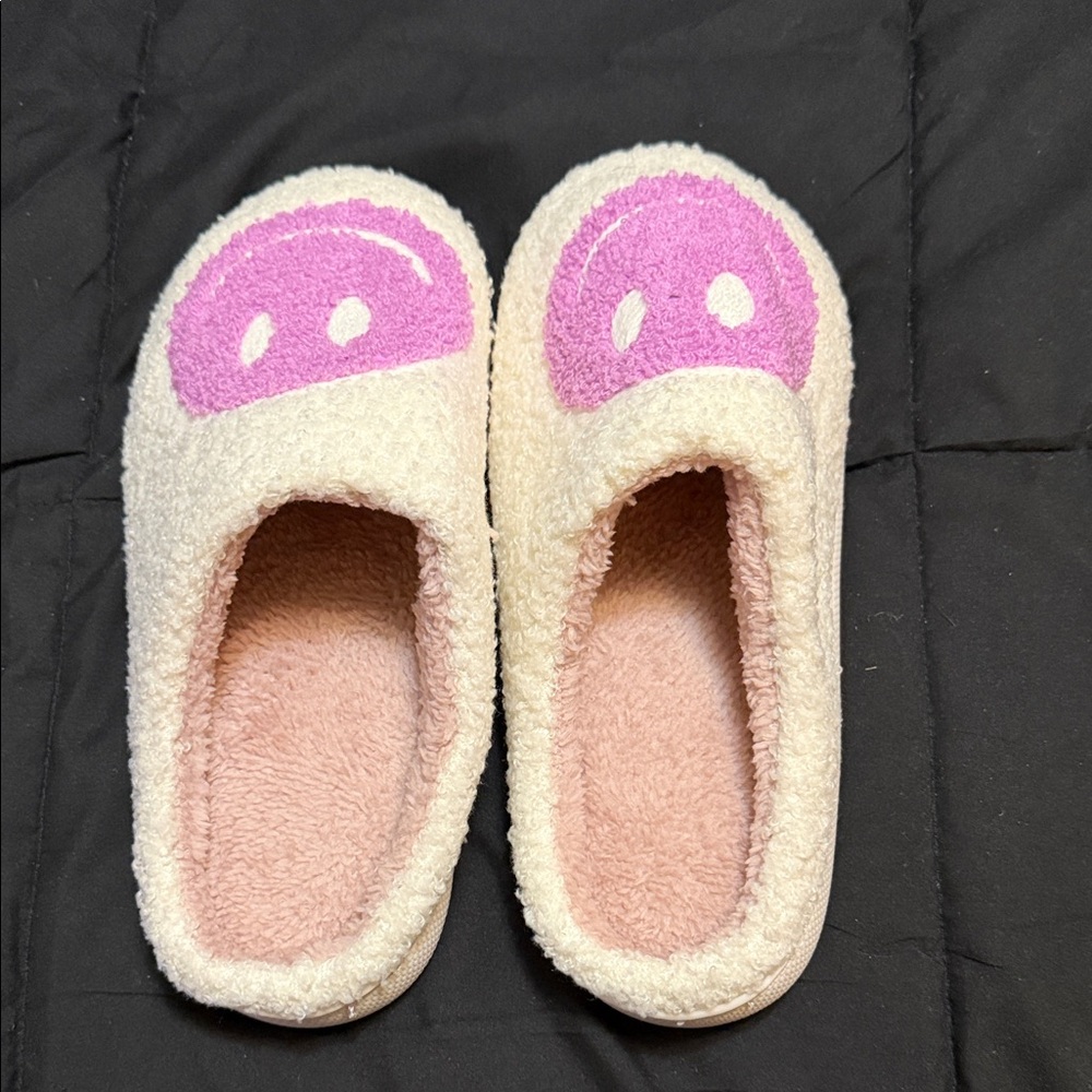Cute Pink and Cream Slippers